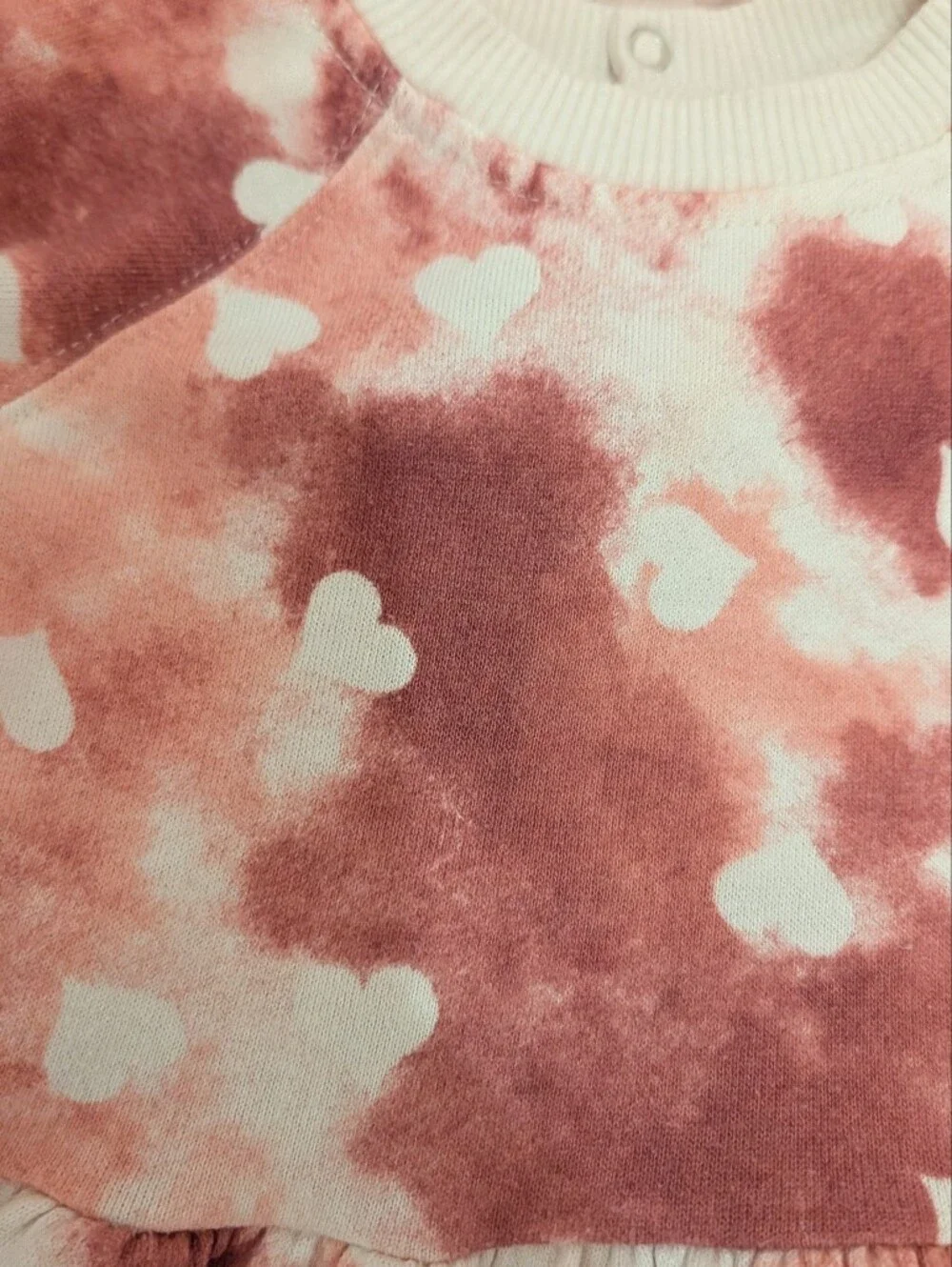 Grayson Mini Baby Girls Pink Heart Set 12m